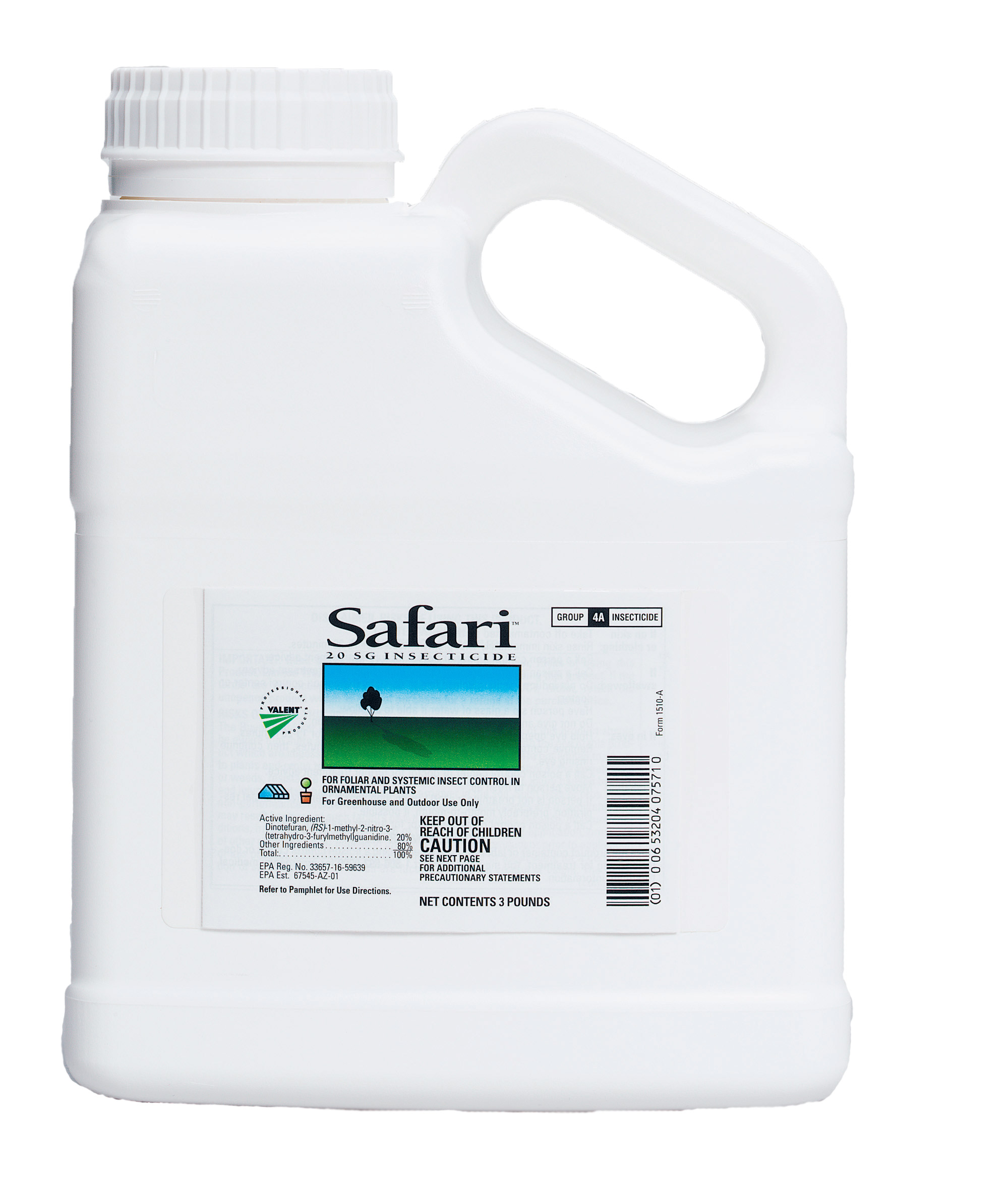 Safari 20 SG Insecticide 3 lb Bottle 4/cs - Insecticides